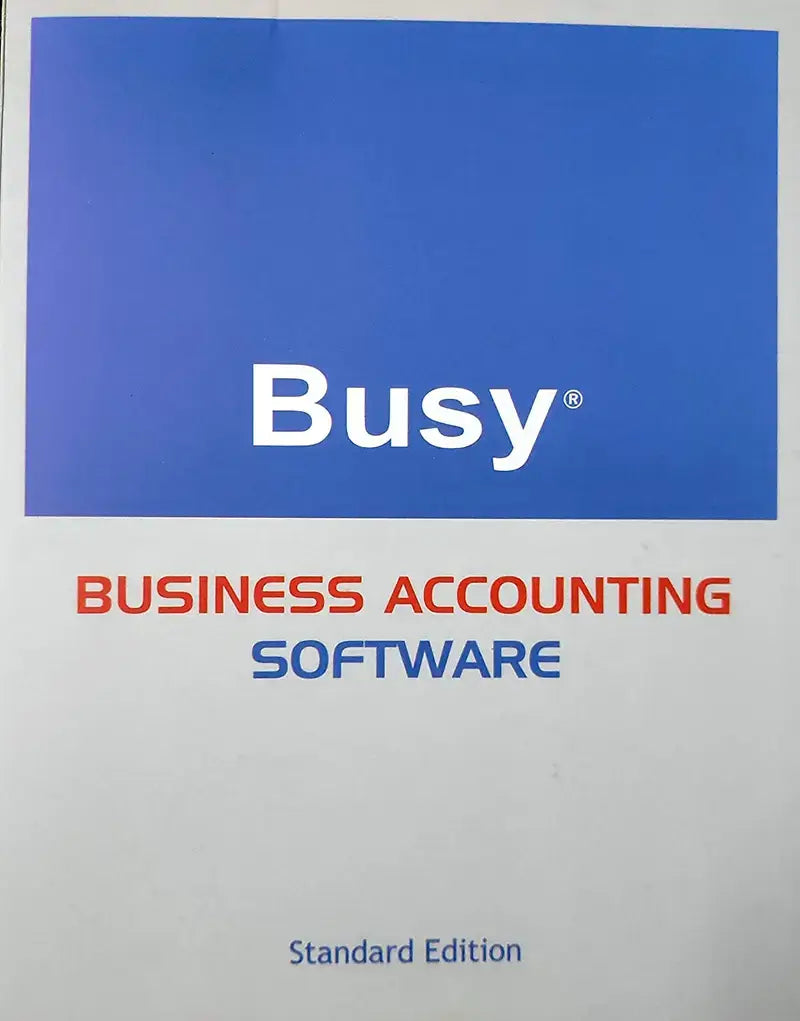 Busy Standard, Accounting Software, Single User, Email Delivery in 2 Hours
