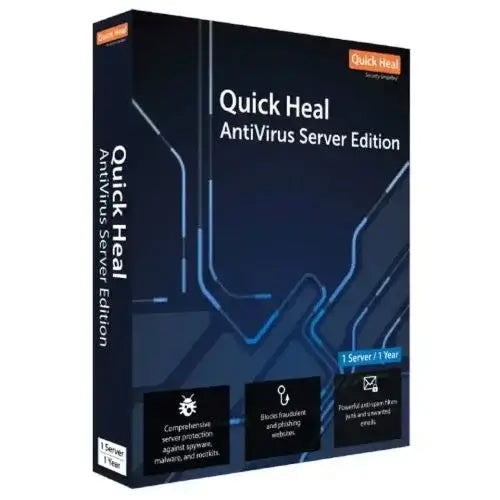 Quick Heal, Antivirus Server Edition, 1 Server, 1 Year