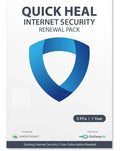 Renewal, Quick Heal Internet Security Premium, 5 PC, 1 Year, Instant Email Delivery