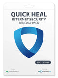 Renewal, Quick Heal Internet Security Premium, 1 User, 3 Year, Instant Email Delivery