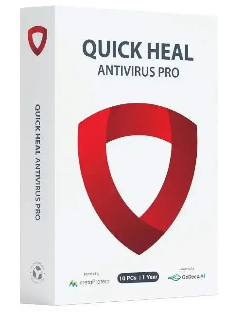 Quick Heal Antivirus Pro, 10 User, 1 Year