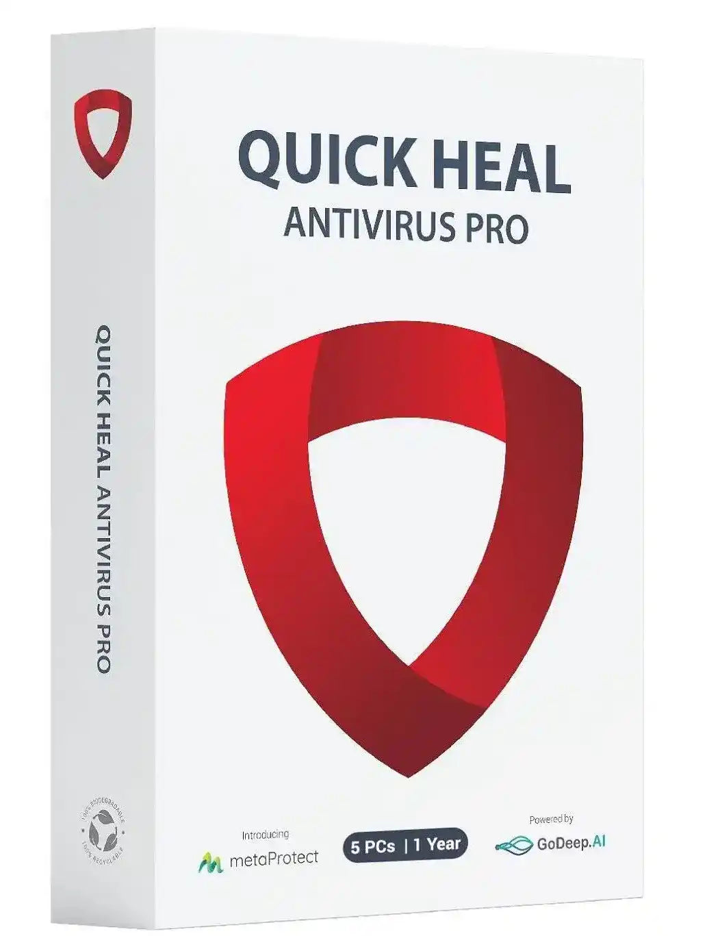 Quick Heal, Antivirus Pro, 5 User, 1 Year, Instant Email Delivery