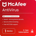 Mcafee, Antivirus, 1 PC, 3 Year, Instant Email Delivery