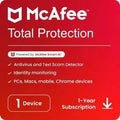 Mcafee, Total Protection, 1 PC, 1 Year