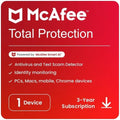 Mcafee, Total Protection, 1 PC, 3 Year