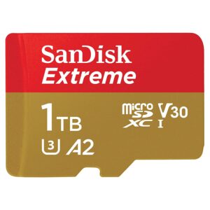 1 TB SanDisk Extreme microSDXC UHS-I Memory Card for Mobiles