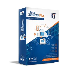 K7 Total Security Plus 5 User 1 Year Single Key Instant Email Delivery of Key No CD