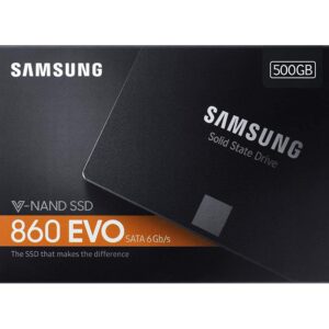 500GB Samsung 860 EVO SATA 2.5″ Internal Solid State Drive (SSD)