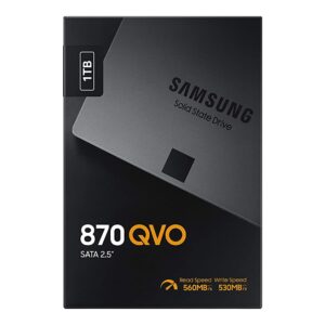 1TB Samsung 870 QVO SATA 2.5″ Internal Solid State Drive (SSD)