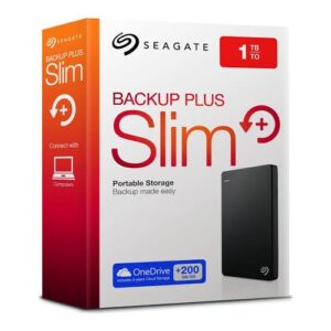 Seagate Backup Plus Slim 1 TB USB 3.0 External Hard Drive