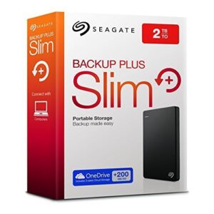 Seagate Backup Plus Slim 2 TB USB 3.0 External Hard Drive