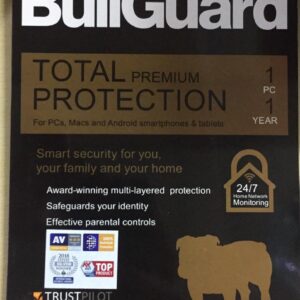 BullGuard Premium Protection Latest Version 1 PC, 1 Year ( Instant Email Delivery of Key ) No CD Only Key