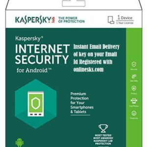 Kaspersky Internet Security for Android 1 User 1 Year Latest Version ( Instant Email Delivery of Key ) No CD Only Key