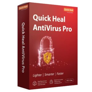 Quick Heal Antivirus Pro 1 PC 1 Year Instant Email Delivery of Key No CD