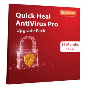 Renew Quick Heal Antivirus Pro 1 PC 1 Year (Instant Email Delivery of Key) No CD