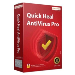 Quick Heal, Antivirus Pro, 2 User, 1 Year