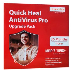 Renewal, Quick Heal Antivirus Pro, 1 User, 3 Year