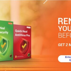 Renewal Key of Quick Heal Total Security 10 PC 3 Year (Instant Email Delivery of Key) No CD