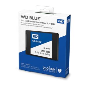 WD ( Western Digital ) 250 GB 2.5″ Internal PC Solid State Drive ( SSD ) Blue