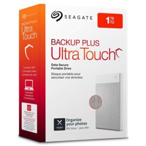 Seagate Backup Plus Ultra Touch 1 TB Black USB-C, USB 3.0 Ready External Hard Drive