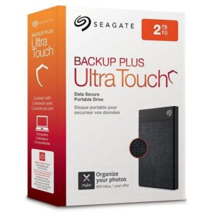 Seagate Backup Plus Ultra Touch 2 TB Black USB-C, USB 3.0 Ready