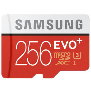 Samsung EVO plus 256 GB Micro SDXC Card with Adapter