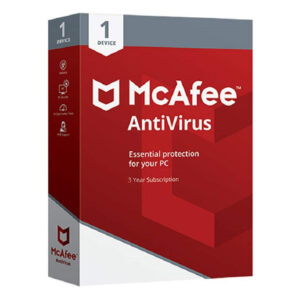 Mcafee Antivirus 1 PC 3 Year (Instant Email Delivery of Key) No CD