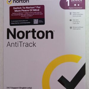 Norton Anti Track 1 Device 1 Year Instant Email Delivery of Key No CD