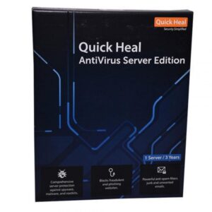 Quick Heal Antivirus Server Edition 1 Server 3 Year Box Pack (CD/DVD)