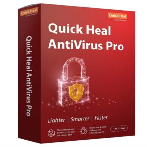 Quick Heal Antivirus Pro 1 PC 1 Year Box Pack (CD/DVD)