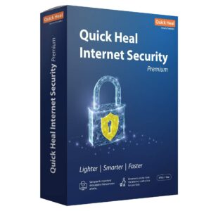 Quick Heal, Internet Security Premium, 3 PC 1 Year, Box Pack (CD/DVD)