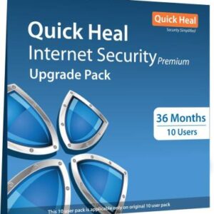 Renew Quick Heal Internet Security 10 PC 3 Year Upgrade Pack (CD/DVD)