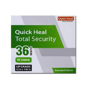 Renew Quick Heal Total Security 10 PC 3 Year Box Pack (CD/DVD)