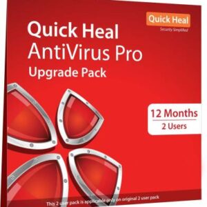 Renewal key Quick Heal Antivirus Pro 2 User 1 Year Instant Email Delivery of key No CD
