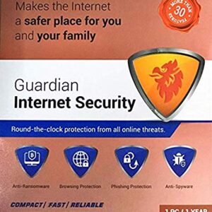 Guardian, Internet Security, 1 PC, 1 Year (CD/DVD)
