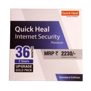 Renew, Quick Heal, Internet Security Premium, 2 PC, 3 Year