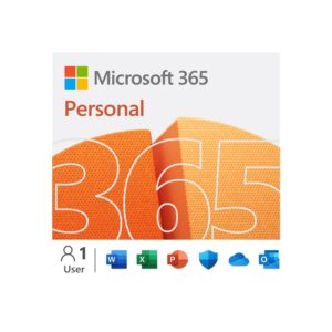 Microsoft 365 Personal, 1 Year Key, 1 Person, Email delivery in 2 hours