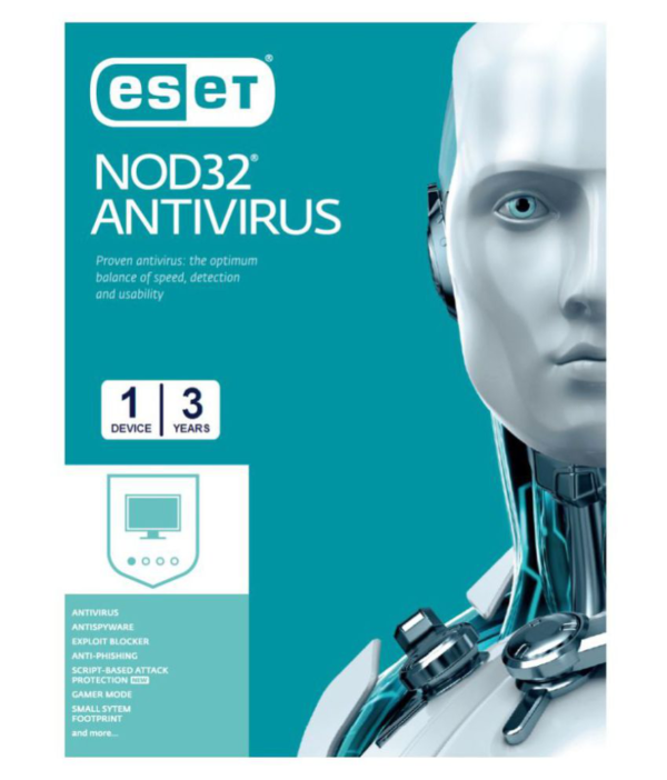 Eset, Nod32 Antivirus, 1 User 3 Year