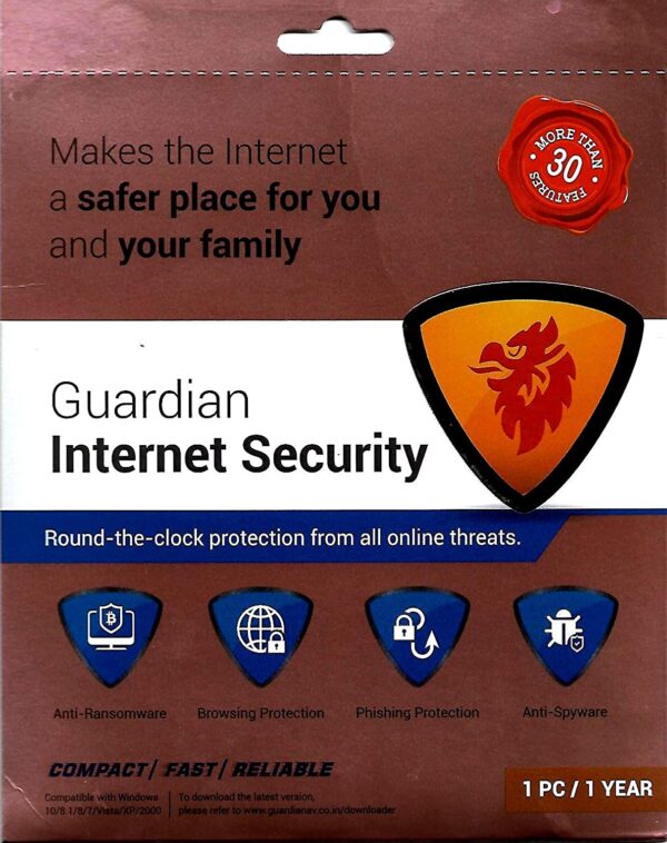 Guardian, Internet Security, 1 PC, 1 Year