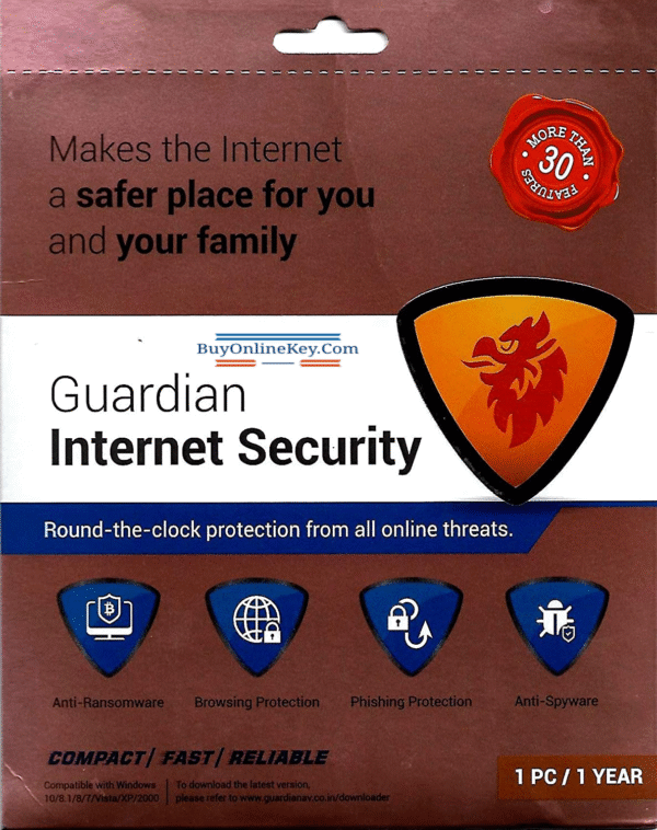 Guardian, Internet Security, 1 PC, 1 Year