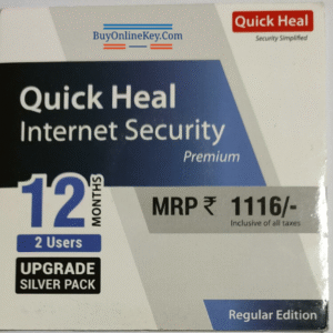 Renew, Quick Heal, Internet Security Premium, 2 PC 1 Year