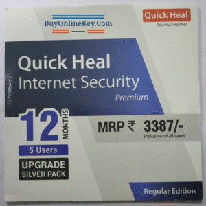 Renewal, Quick Heal Internet Security Premium, 5 PC, 1 Year