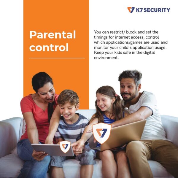 K7, Total Security, 5 User, 1 Year, 5 Separate Keys - Image 3