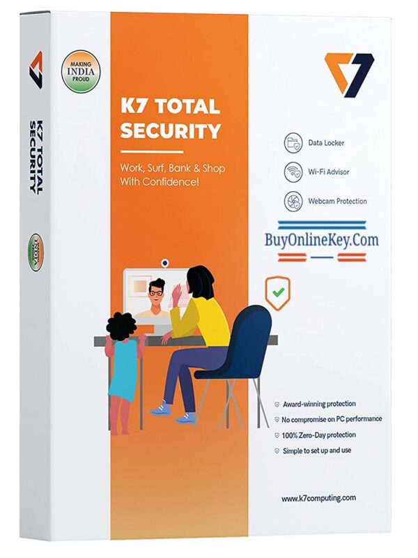 K7, Total Security, 1 User, 1 Year