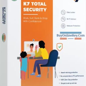 K7, Total Security, 5 User, 1 Year, 5 Separate Keys