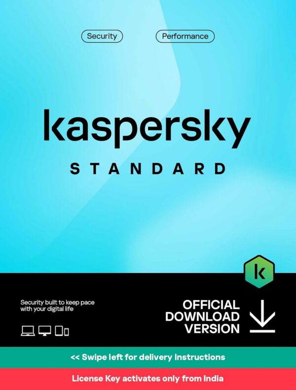 Kaspersky, Standard (Previously Antivirus), 3 PC, 1 Year