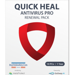 Renew, Quick Heal, Antivirus Pro, 10 User 1 Year