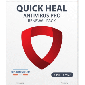 Renewal, Quick Heal Antivirus Pro, 1 User, 1 Year