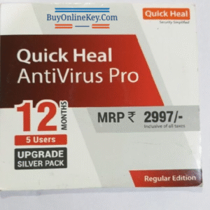 Renew, Quick Heal, Antivirus Pro, 5 PC 1 Year