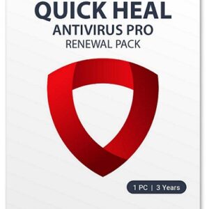 Renewal, Quick Heal Antivirus Pro, 1 User, 3 Year